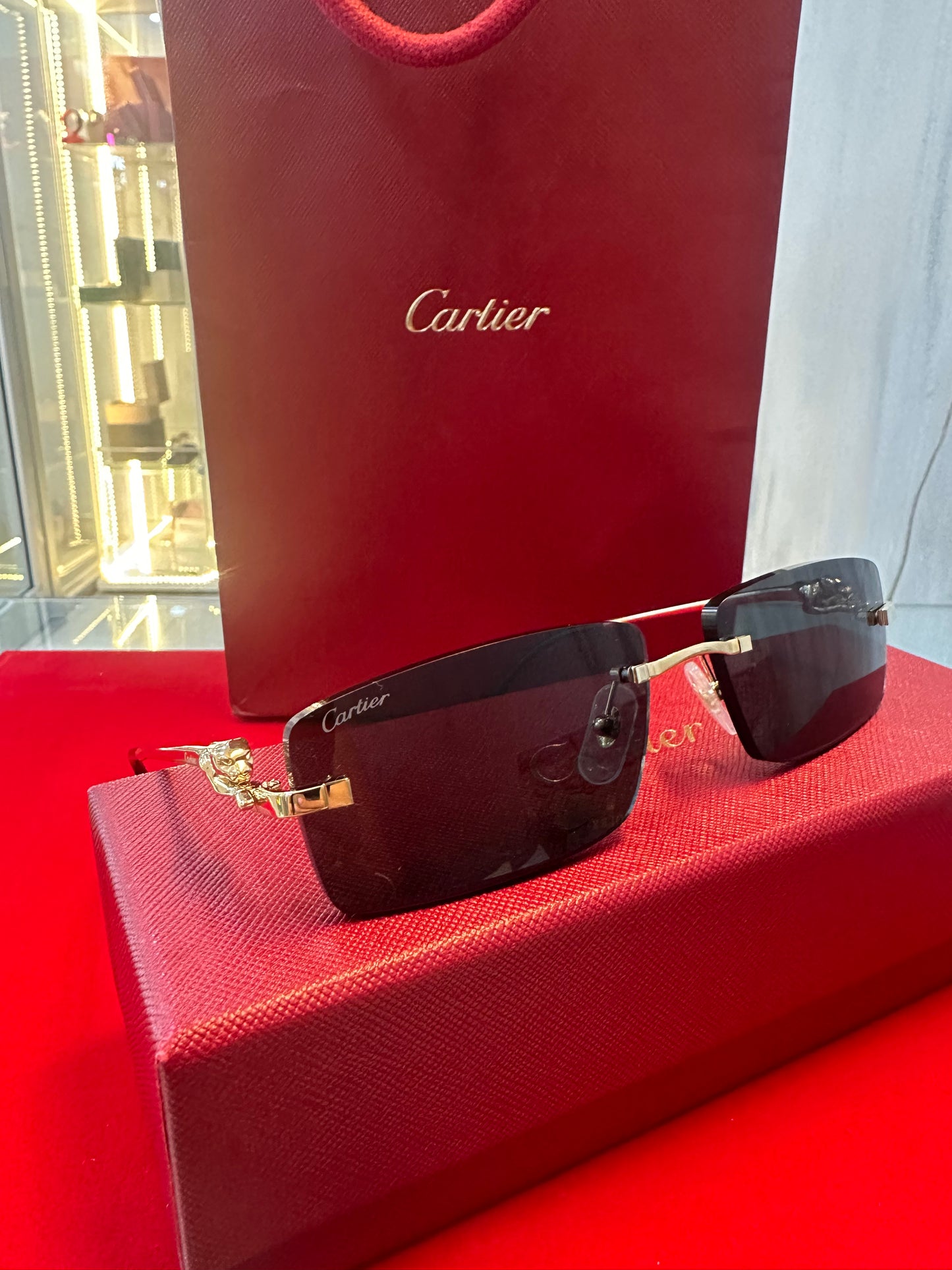 Gafas Cartier Caja y Papeles
