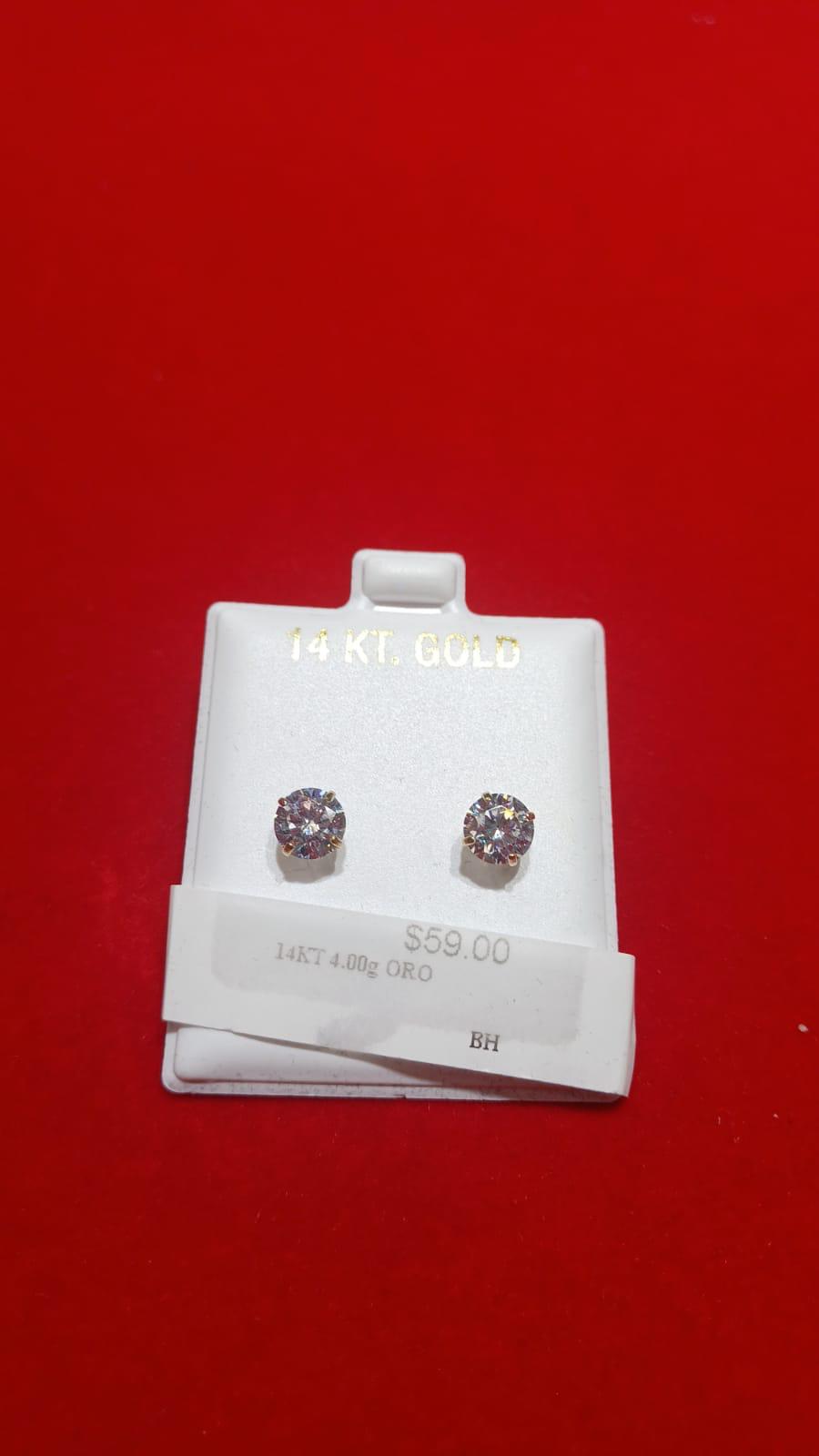 Pantallas Oro 14kt $59 Reg $49
