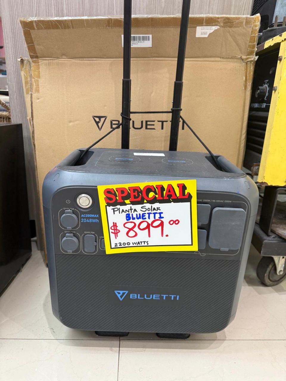 Planta Solar Bluetti AC200MAX – Energía limpia, portátil y potente