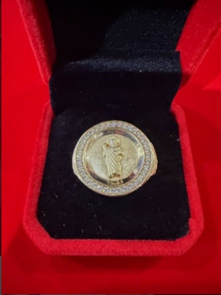 Sortija Santa Cena en Oro