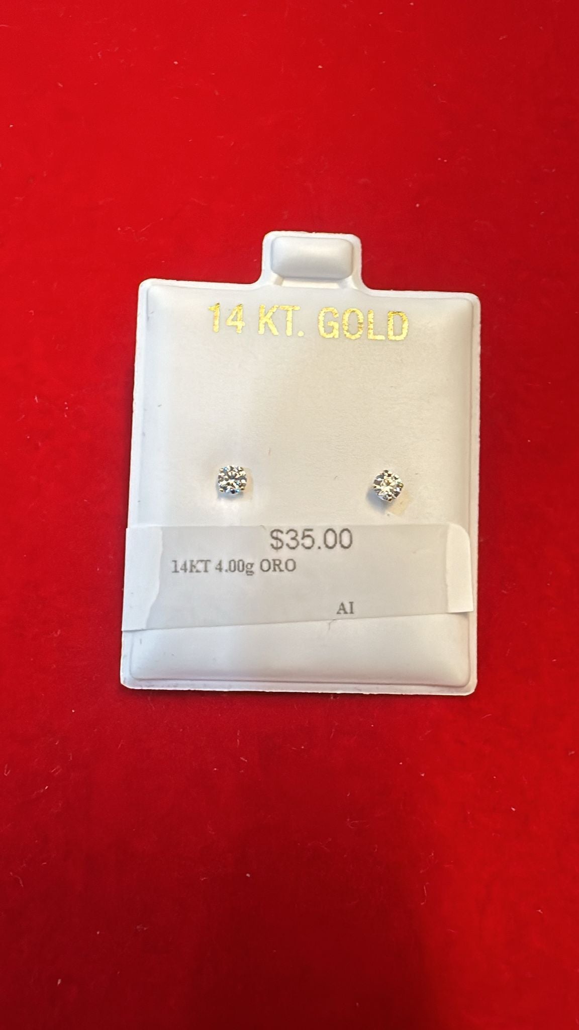 Pantalla 14kt 4g Oro $29