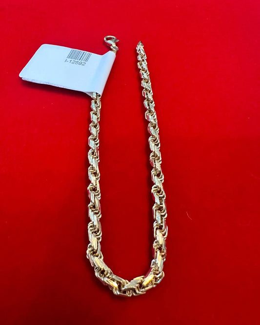 Pulsera Zoga Oro $399 Reg $499 6.5g 10kt 5mm 9” largo