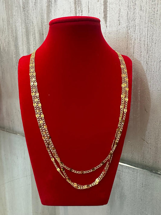 Cadena Fancy Cubanita $125 2.3G  10kt 18” Reg $199 ref i-12900
