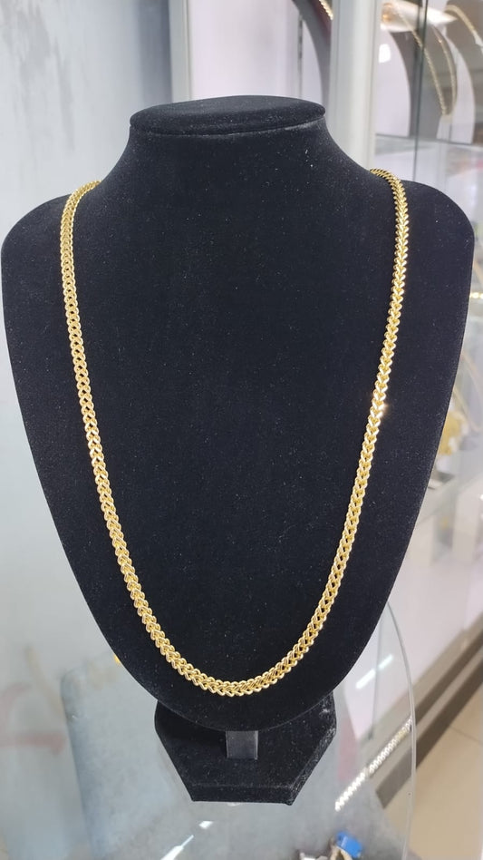 Ice Chain 14kt que grita elegancia
