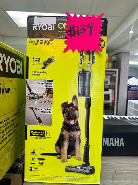 Aspiradora inalámbrica RYOBI 18V Stick Vac
