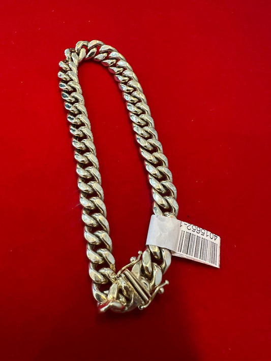 Pulsera Gruesa de Oro 10kt 🔒 18cm | 8,6 g
