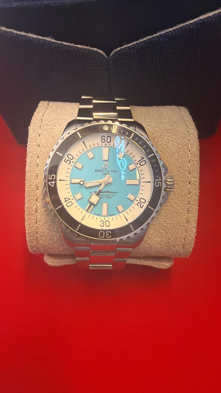 Bretling Super Ocean 44mm Box and Papers