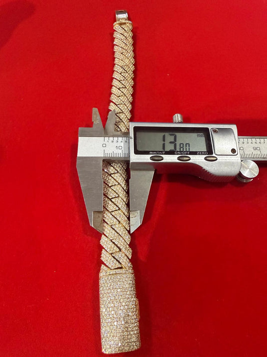 Pulsera  Miami Cuban en Oro 14kt