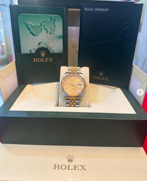 Just Arrived! Rolex Datejust Aniversary 36mm $8,995 🔥 Diamonds steel and gold ref 116233 Retail price $13,250 *Original Box and Papers Full links