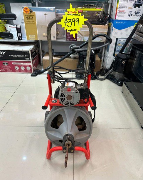 Máquina de destape Ridgid k400 $399 Reg $700